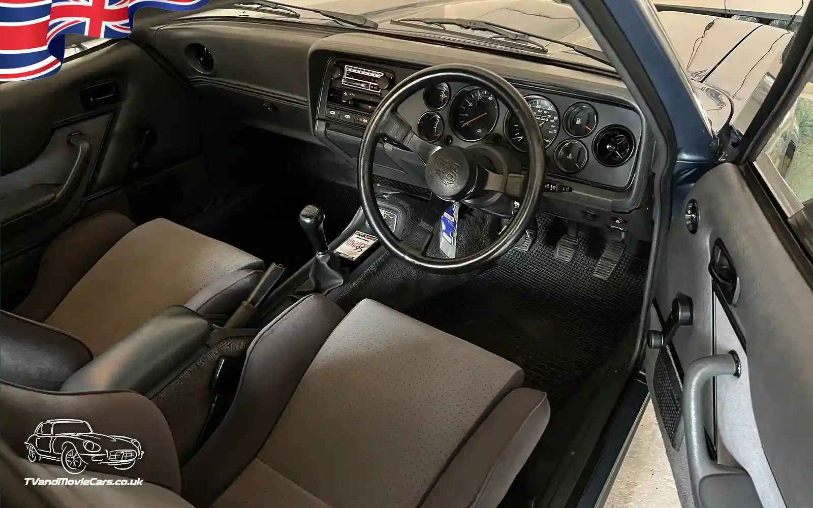 TV Film Movie Action Vehicles Scotland UK Cars Ford Capri 2.8i 1983 Interior Front Dashboard