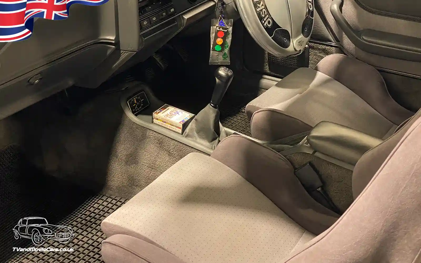 TV Film Movie Action Vehicles Scotland UK Cars Ford Capri 2.8i 1983 Interior Front Seats