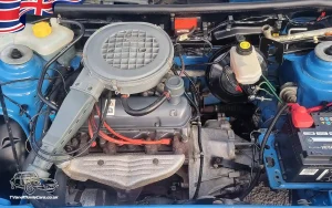 TV Film Movie Action Vehicles Scotland UK Cars Ford Fiesta L 1989 Engine
