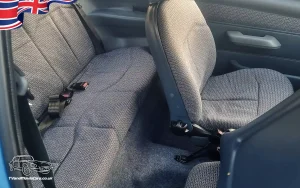 TV Film Movie Action Vehicles Scotland UK Cars Ford Fiesta L 1989 Interior Rear Seats