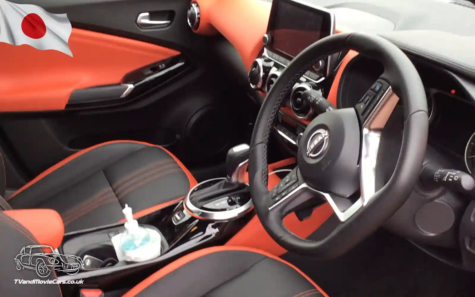 TV Film Movie Action Vehicles Scotland UK Japan Nissan Juke Tekna Plus 2022 Interior Front Dashboard