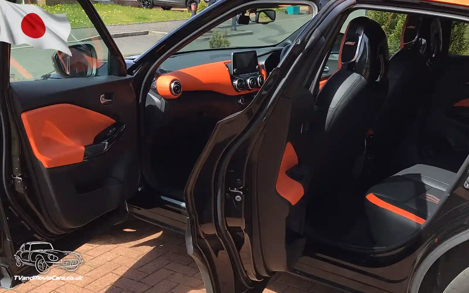 TV Film Movie Action Vehicles Scotland UK Japan Nissan Juke Tekna Plus 2022 Interior Front and Back NS
