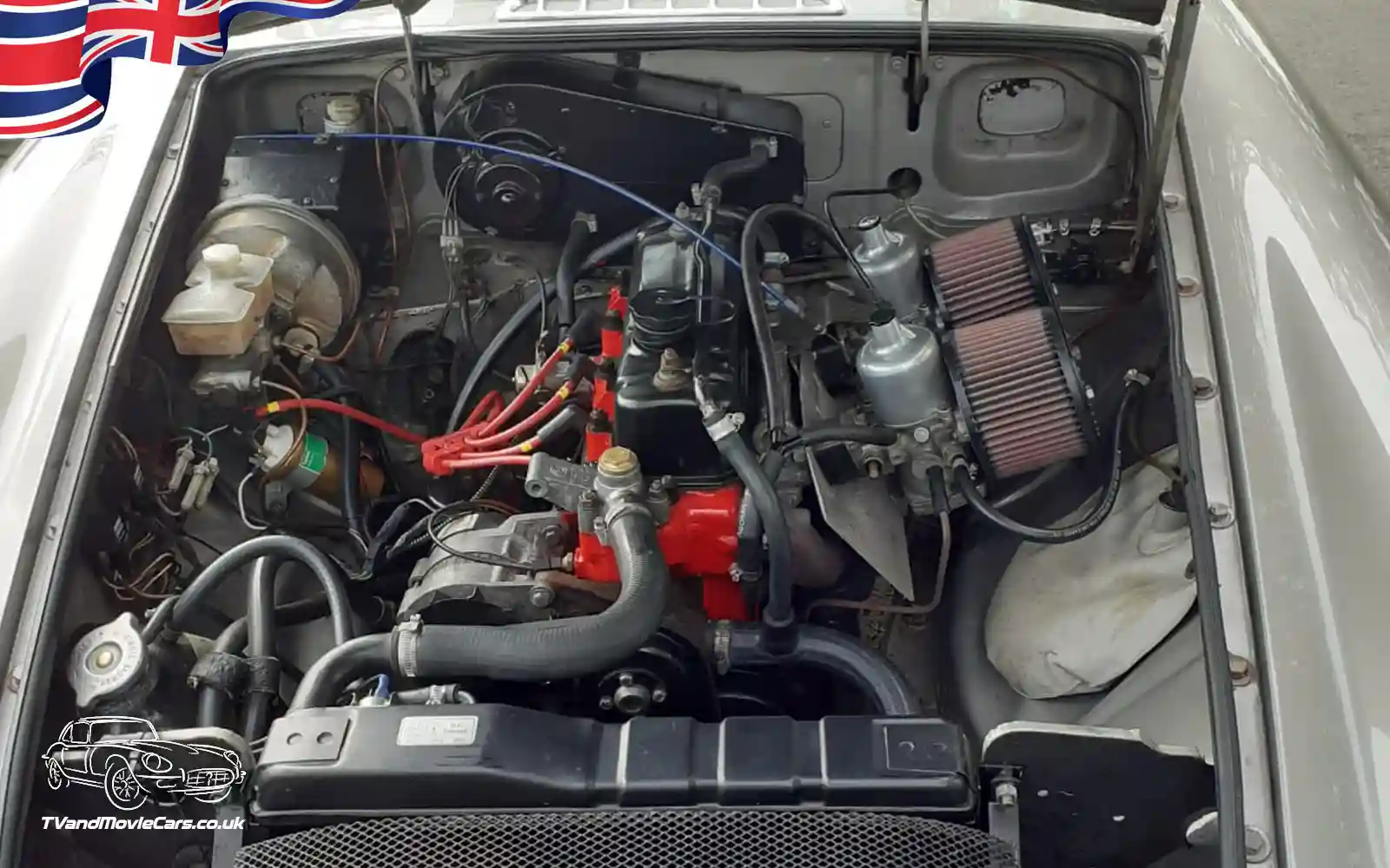 TV Film Movie Action Vehicles Scotland UK MGB GT LE 1981 Engine