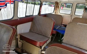 TV Film Movie Action Vehicles Scotland UK Thames 400E Dormobile 1958 Interior Rear Seats