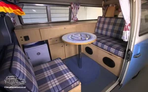 TV Film Movie Action Vehicles Scotland Volkswagen VW Type 2 Campervan 1968 Interior Back
