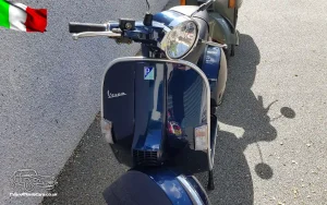 TV Film Movie Action Vehicles Scotland Italy Piaggio Vespa PX150 Front 2