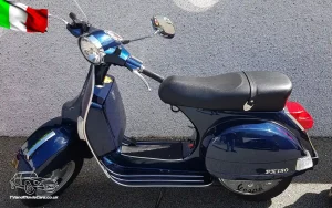 TV Film Movie Action Vehicles Scotland Italy Piaggio Vespa PX150 NS