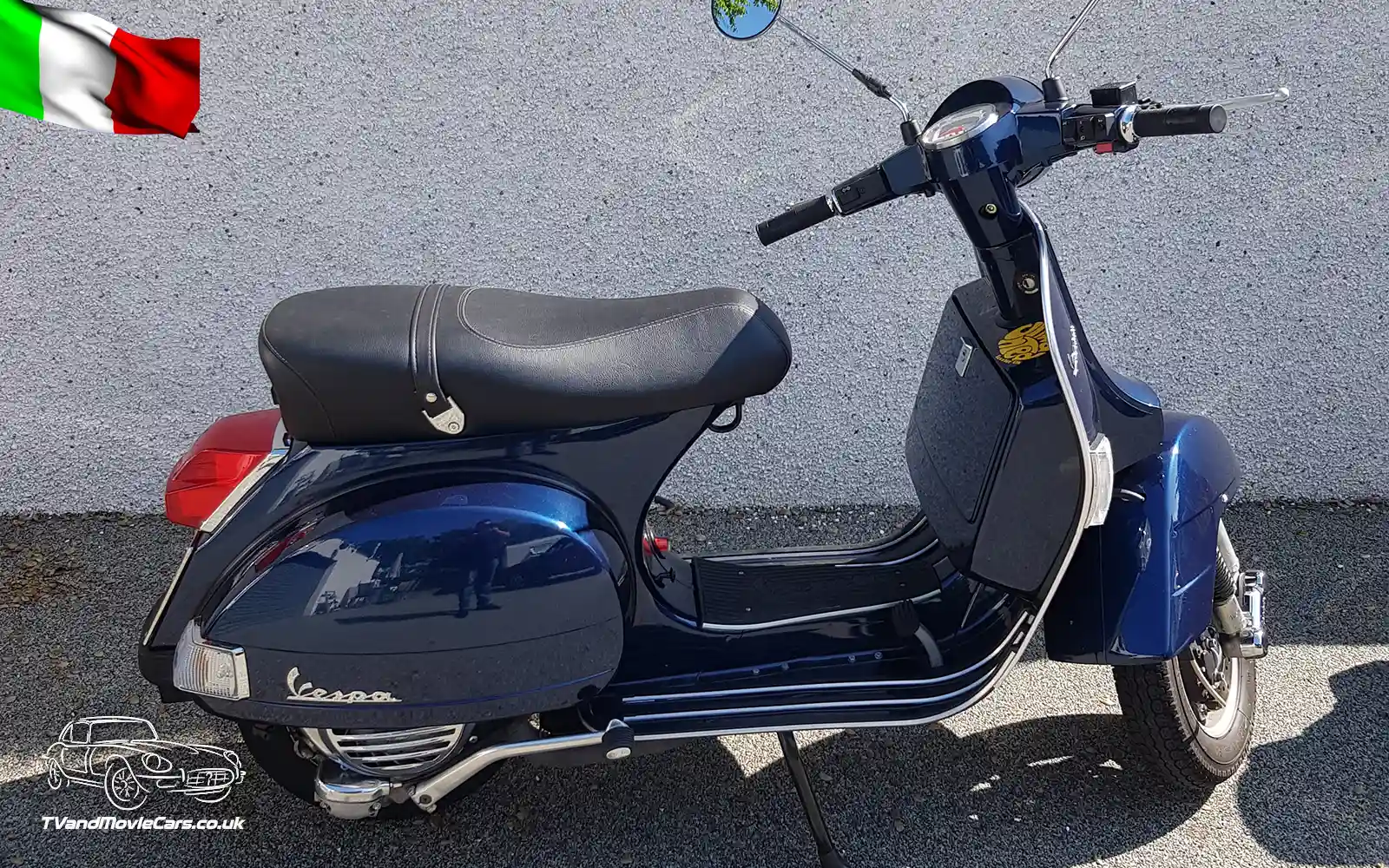 TV Film Movie Action Vehicles Scotland Italy Piaggio Vespa PX150 OS