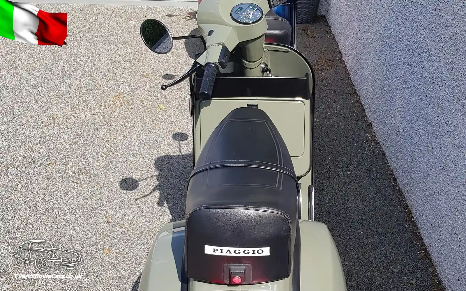 TV Film Movie Action Vehicles Scotland Italy Piaggio Vespa PX200E 1994 Rear