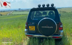 TV Film Movie Action Vehicles Scotland UK Mitsubishi Shogun GDI 3500 4x4 2000 offroad rear