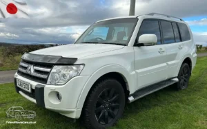 TV Film Movie Action Vehicles Scotland UK Template - Mitsubishi Shogun 3.2 Elegance 2011 - Front NS