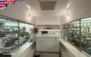 TV Film Movie Action Vehicles Scotland UK Cars Austin A40 Devon Ice Cream Van 1954 Interior Rear