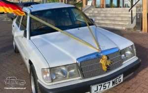 TV Film Movie Action Vehicles Scotland UK German Car Mercedes 190E 1991 Front OS