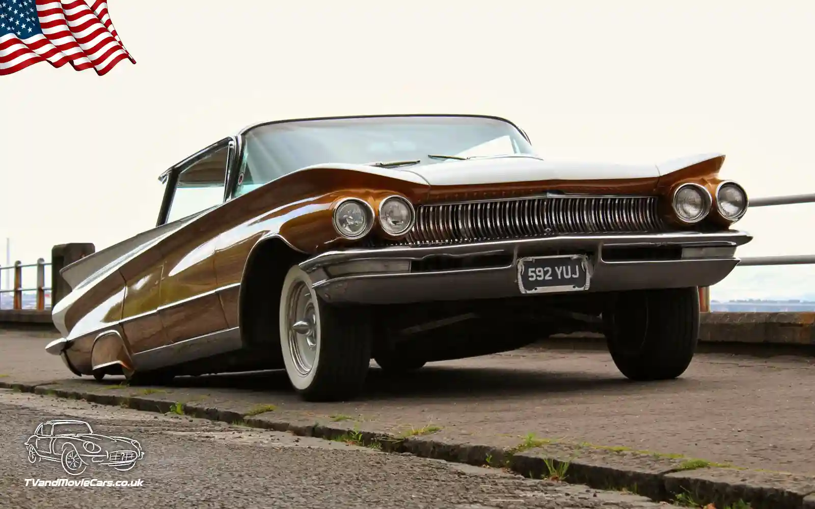 TV Film Movie Action Vehicles Scotland UK USA Cars Buick Electra 224 1960 Front NS Low Rear