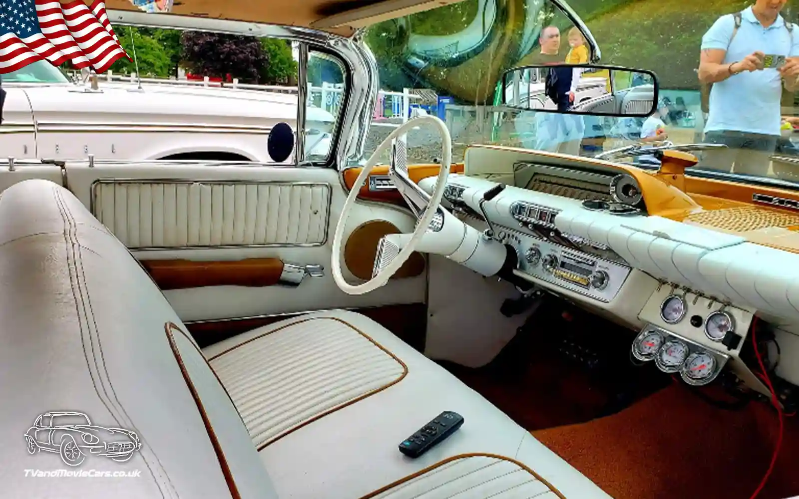 TV Film Movie Action Vehicles Scotland UK USA Cars Buick Electra 224 1960 Interior Front NS