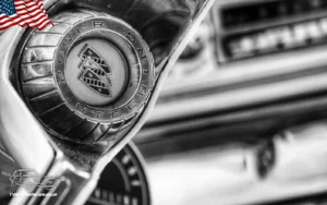 TV Film Movie Action Vehicles Scotland UK USA Cars Buick Electra 224 1960 Interior Steering Wheel CU