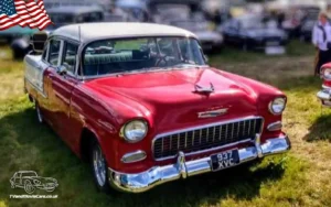TV Film Movie Action Vehicles Scotland UK USA Cars Chevrolet Bel-Air 1955 Front NS 2