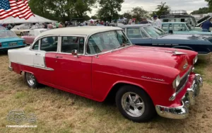 TV Film Movie Action Vehicles Scotland UK USA Cars Chevrolet Bel-Air 1955 NS Front