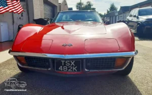 TV Film Movie Action Vehicles Scotland UK USA Cars Chevrolet Corvette C3 1972 Front