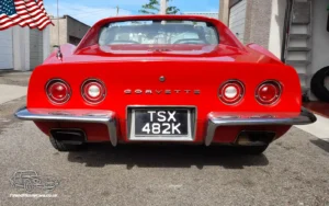 TV Film Movie Action Vehicles Scotland UK USA Cars Chevrolet Corvette C3 1972 Rear