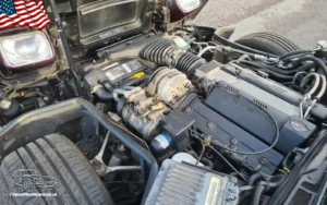TV Film Movie Action Vehicles Scotland UK USA Cars Chevrolet Corvette C4 (1994) Engine