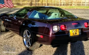 TV Film Movie Action Vehicles Scotland UK USA Cars Chevrolet Corvette C4 (1994) Rear OS
