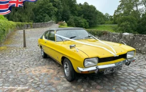 TV Film Movie Action Vehicle Scotland UK Car Ford Capri Mk1 2000 GT 1973 Brig o' Doon Wedding OS 2