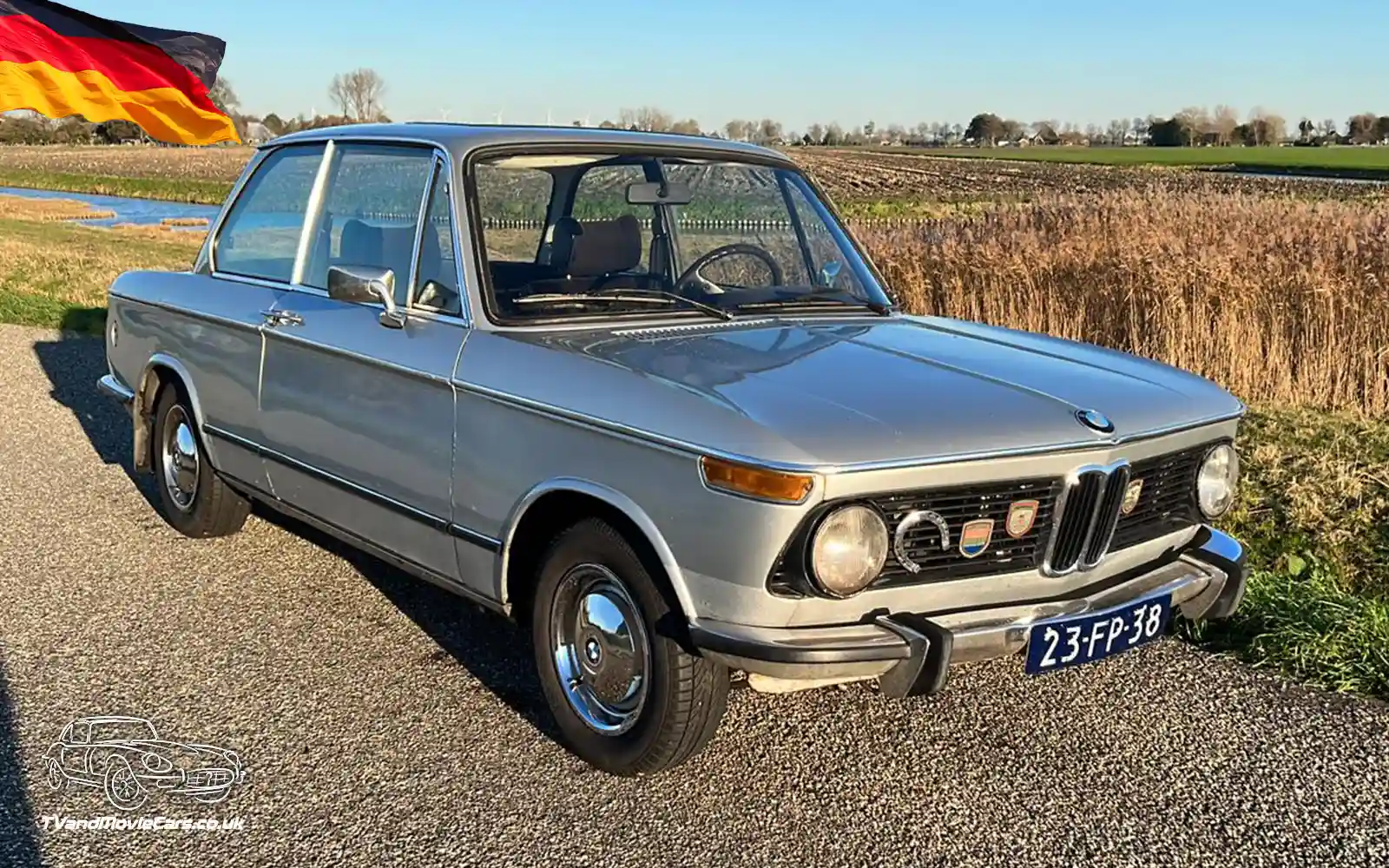 TV Film Movie Action Vehicles Scotland UK German Cars BMW 1602 1975 Front NS 2