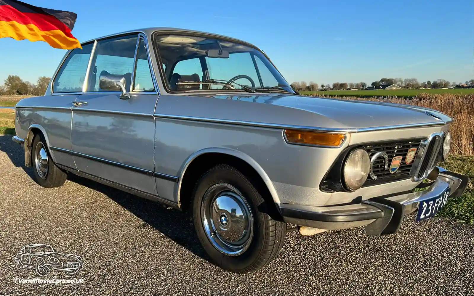 TV Film Movie Action Vehicles Scotland UK German Cars BMW 1602 1975 Front NS