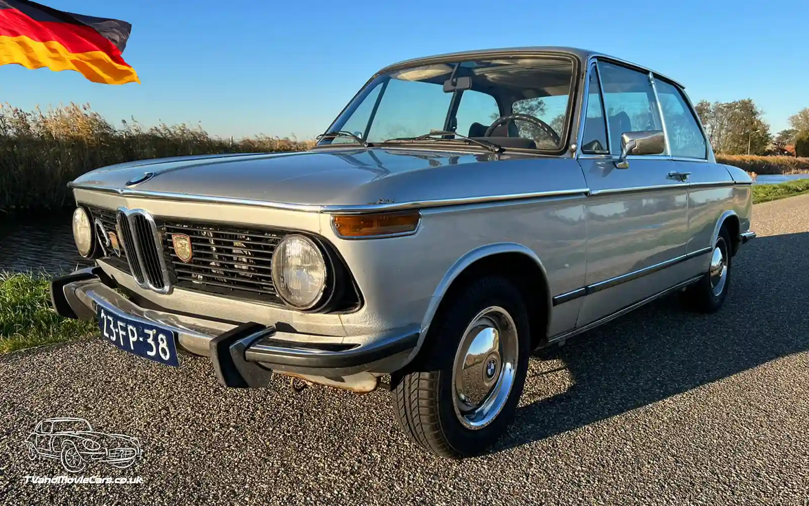 TV Film Movie Action Vehicles Scotland UK German Cars BMW 1602 1975 Front OS Main