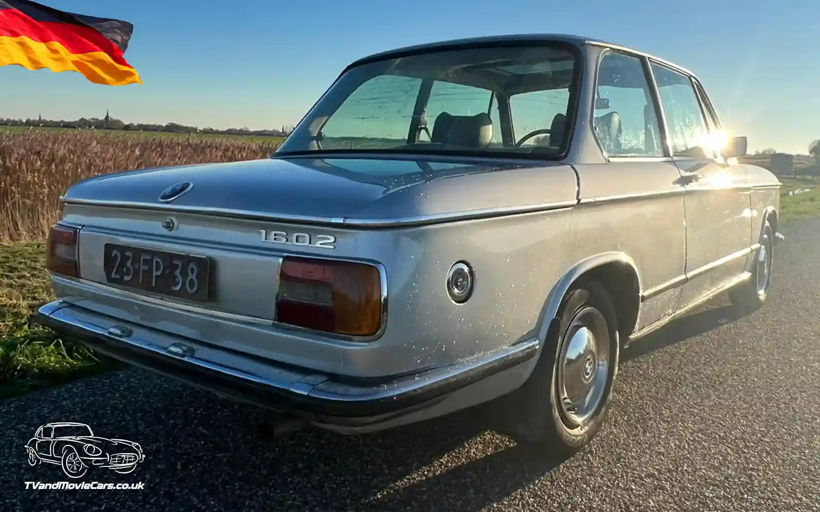 TV Film Movie Action Vehicles Scotland UK German Cars BMW 1602 1975 Rear NS