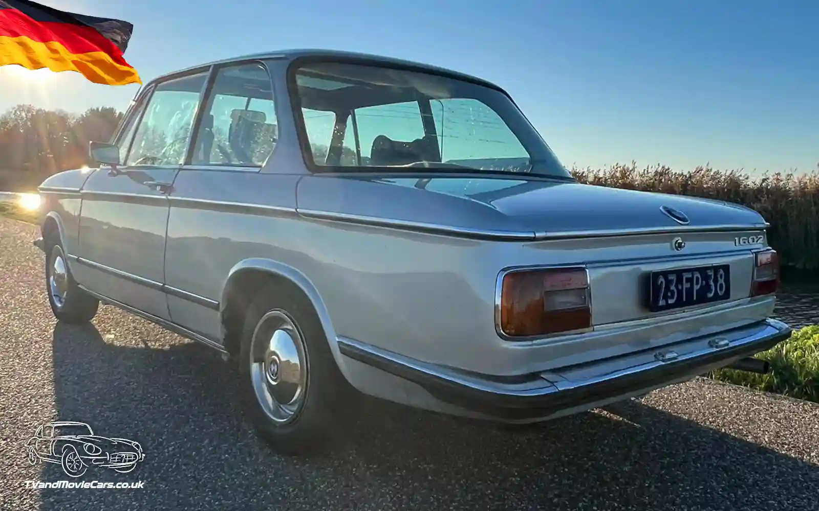 TV Film Movie Action Vehicles Scotland UK German Cars BMW 1602 1975 Rear OS