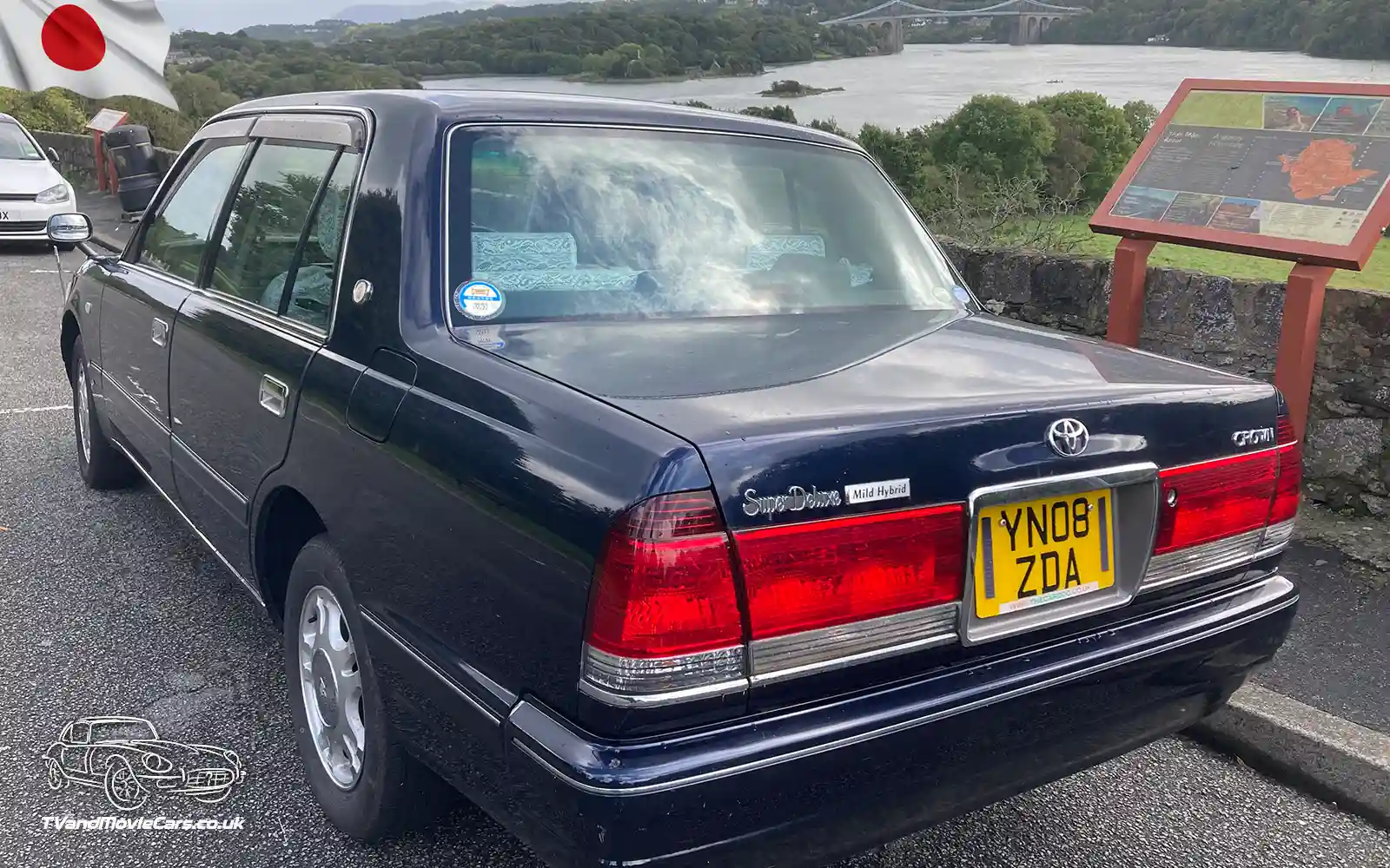 TV Film Movie Action Vehicles Scotland Japanese Toyota Crown Comfort SuperDeluxe 2008 Rear OS