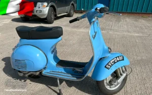 TV and Movie Action Vehicles Scotland Piaggio Vespa Bajaj 125 Scooter 1968 OS