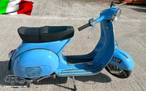 TV and Movie Action Vehicles Scotland Piaggio Vespa Bajaj 125 Scooter 1968 OS CU