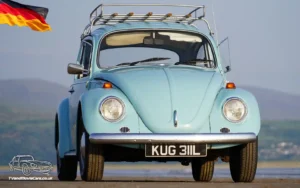 TV Film Movie Action Vehicles Scotland UK 1972 Volkswagen Beetle 1200 Front Beach