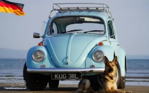 TV Film Movie Action Vehicles Scotland UK 1972 Volkswagen Beetle 1200 Front Dog