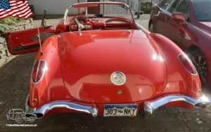 TV Film Movie Action Vehicles Scotland UK USA Cars Chevrolet Corvette Convertible 1959 Rear