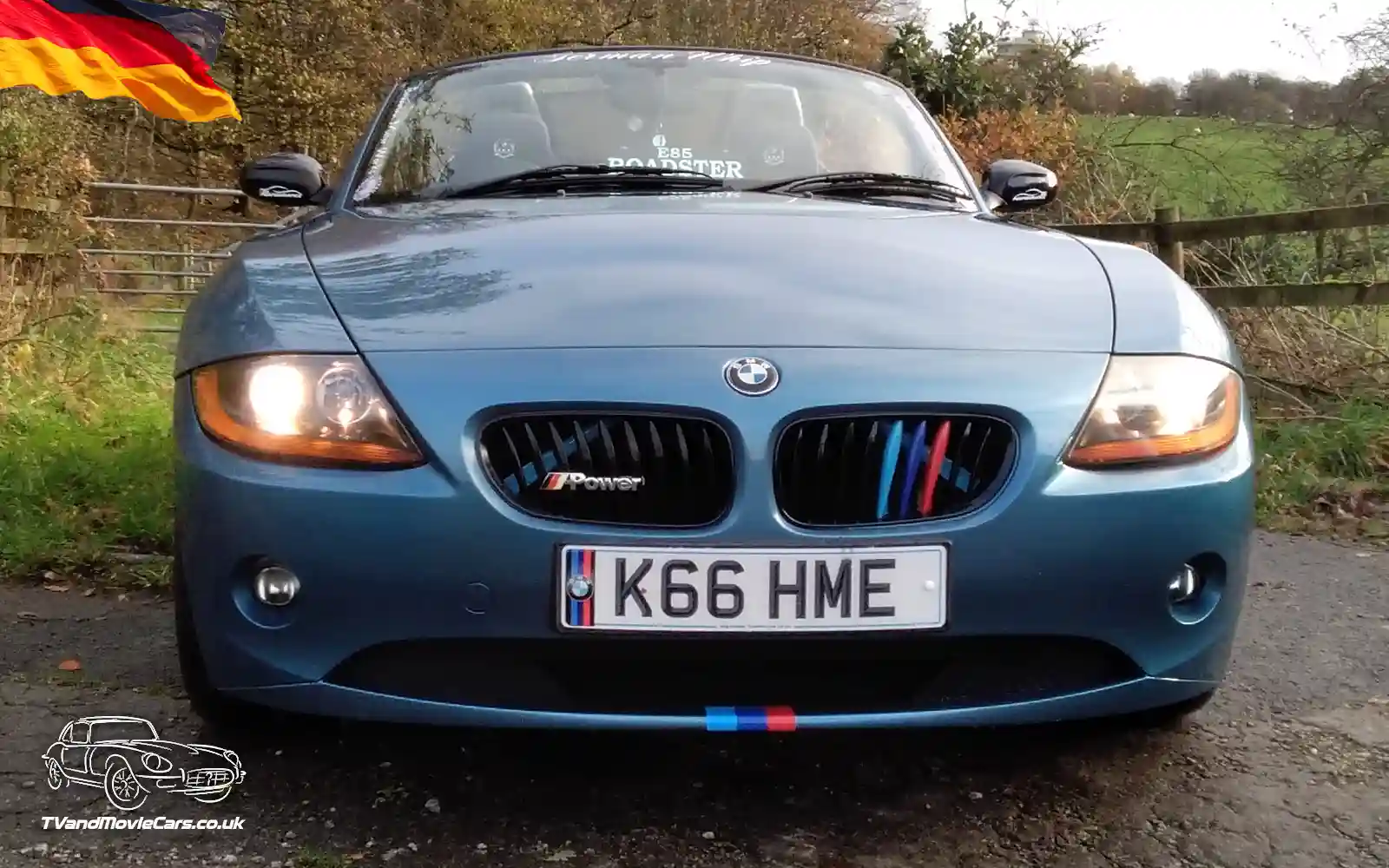 TV Film Movie Action Vehicles Scotland German Cars BMW Z4 Mk1 Front CU