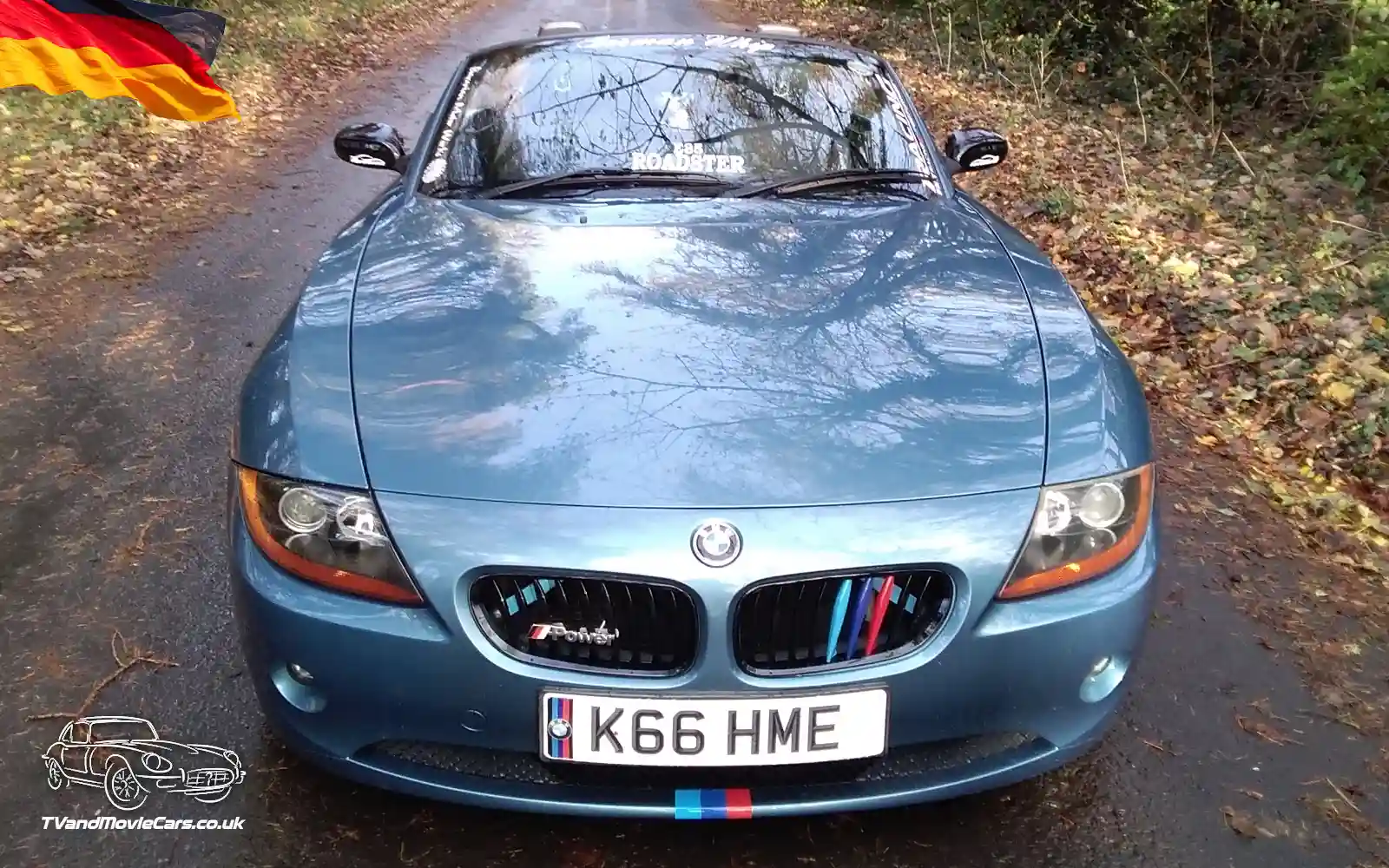 TV Film Movie Action Vehicles Scotland German Cars BMW Z4 Mk1 Front Full CU