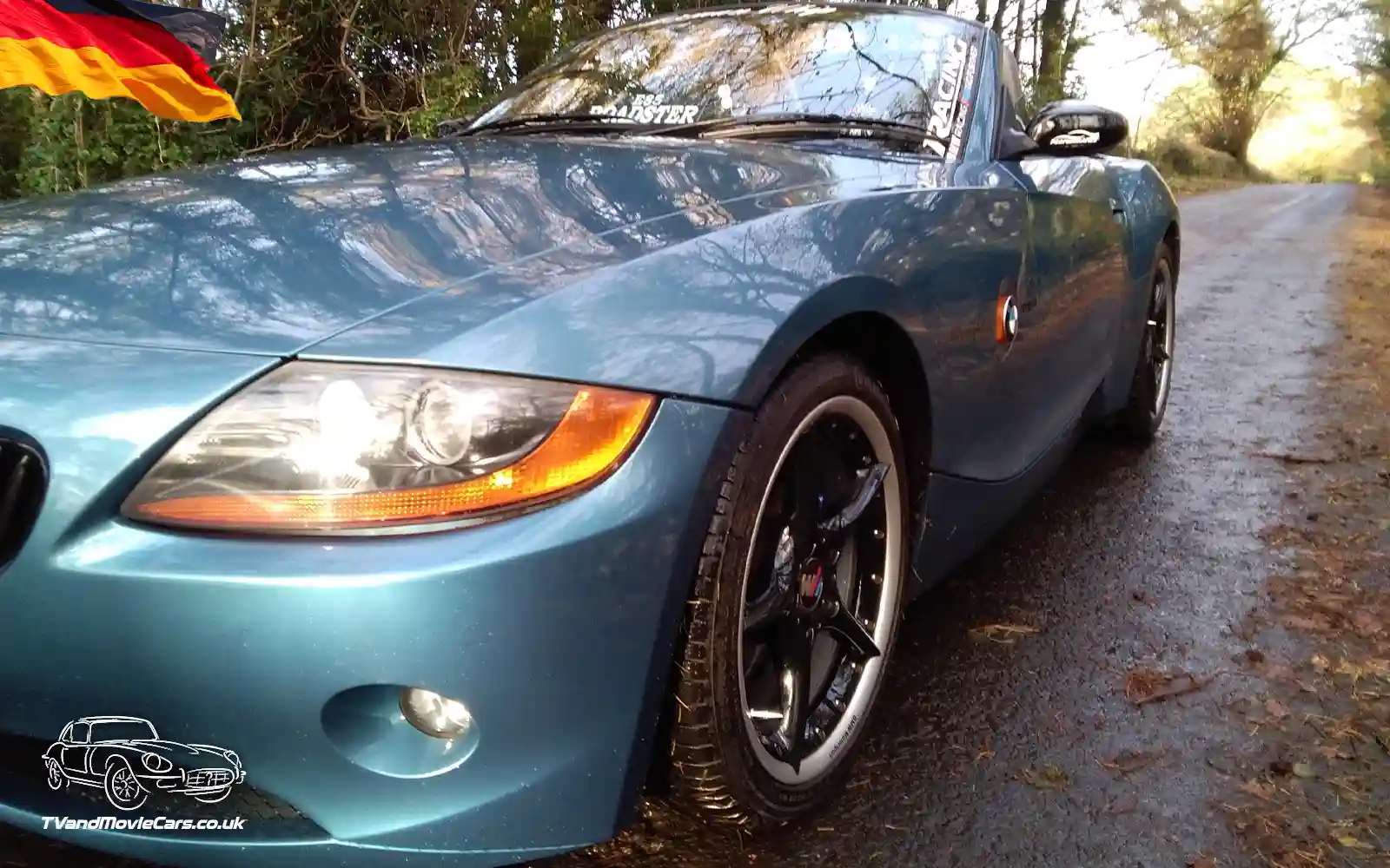 TV Film Movie Action Vehicles Scotland German Cars BMW Z4 Mk1 Front NS CU