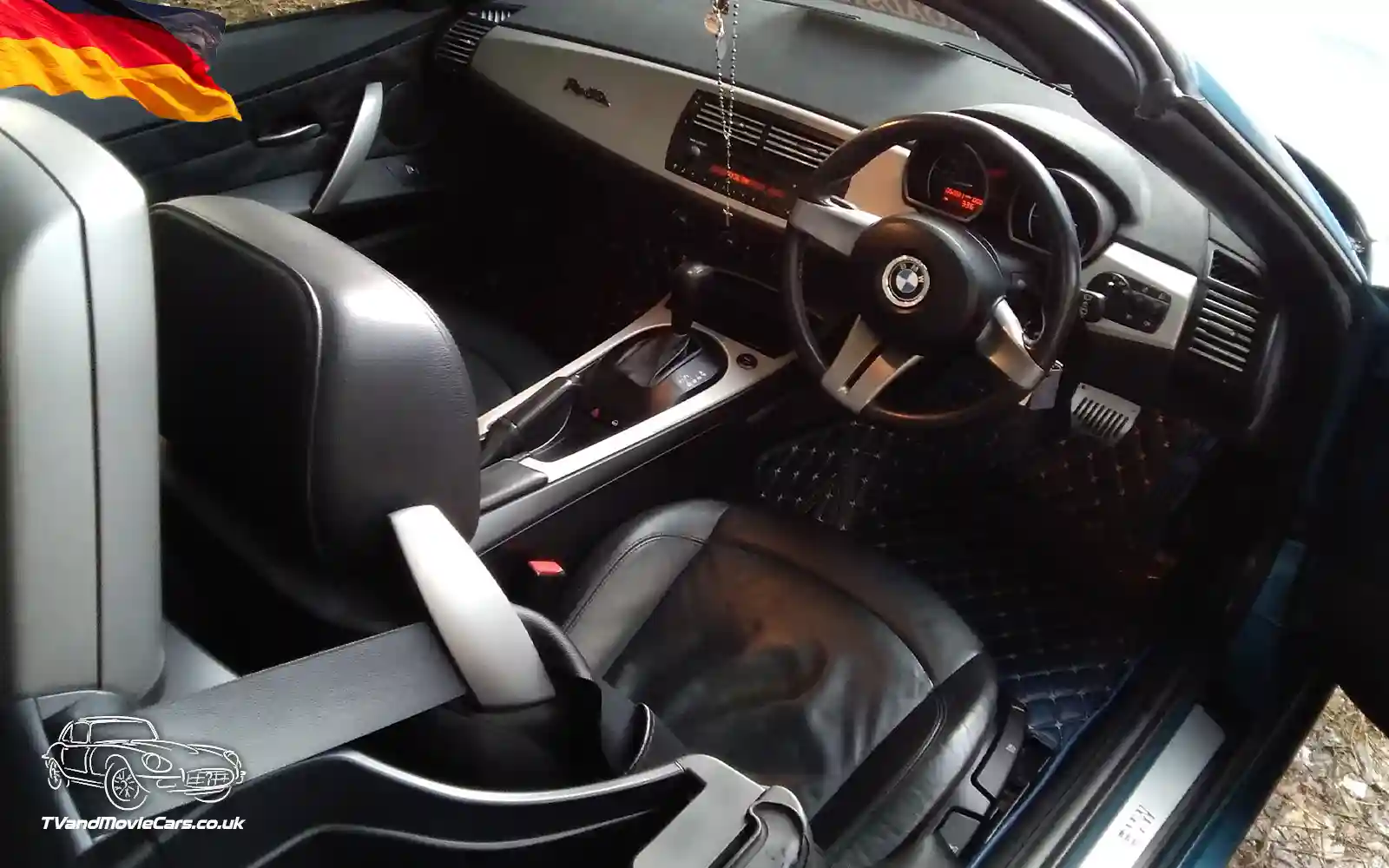 TV Film Movie Action Vehicles Scotland German Cars BMW Z4 Mk1 Interior OS
