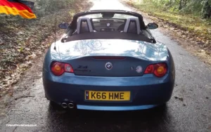 TV Film Movie Action Vehicles Scotland German Cars BMW Z4 Mk1 Rear