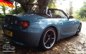 TV Film Movie Action Vehicles Scotland German Cars BMW Z4 Mk1 Rear OS 2