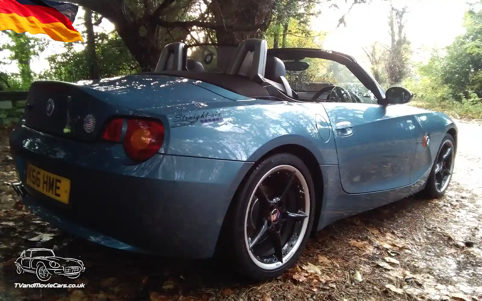 TV Film Movie Action Vehicles Scotland German Cars BMW Z4 Mk1 Rear OS 2