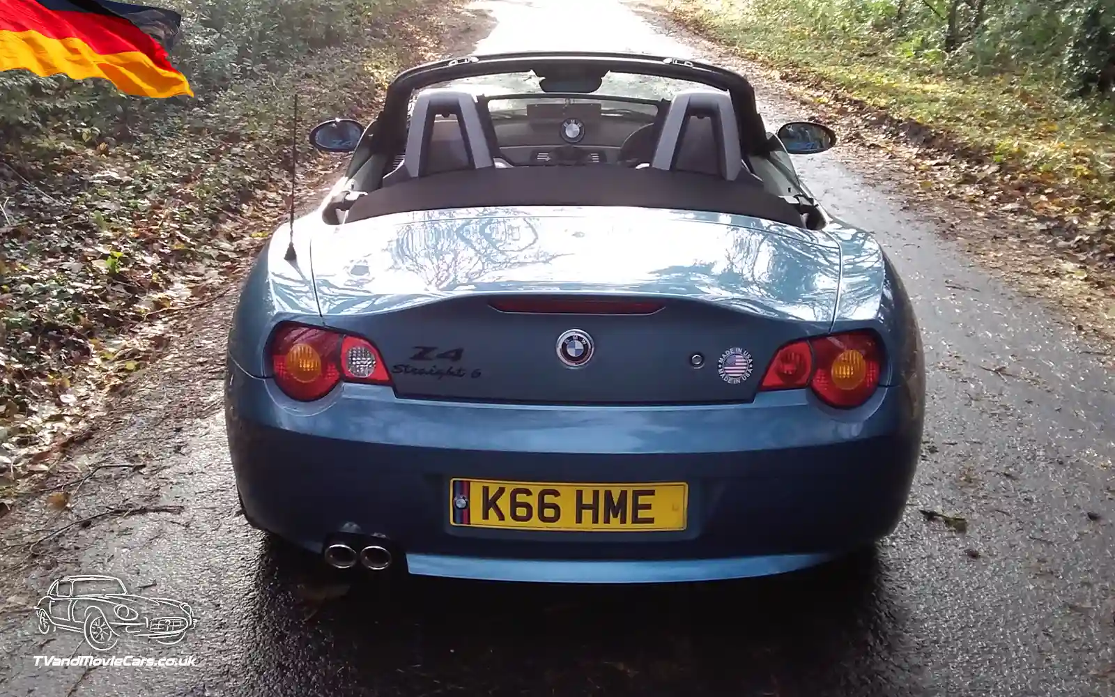 TV Film Movie Action Vehicles Scotland German Cars BMW Z4 Mk1 Rear
