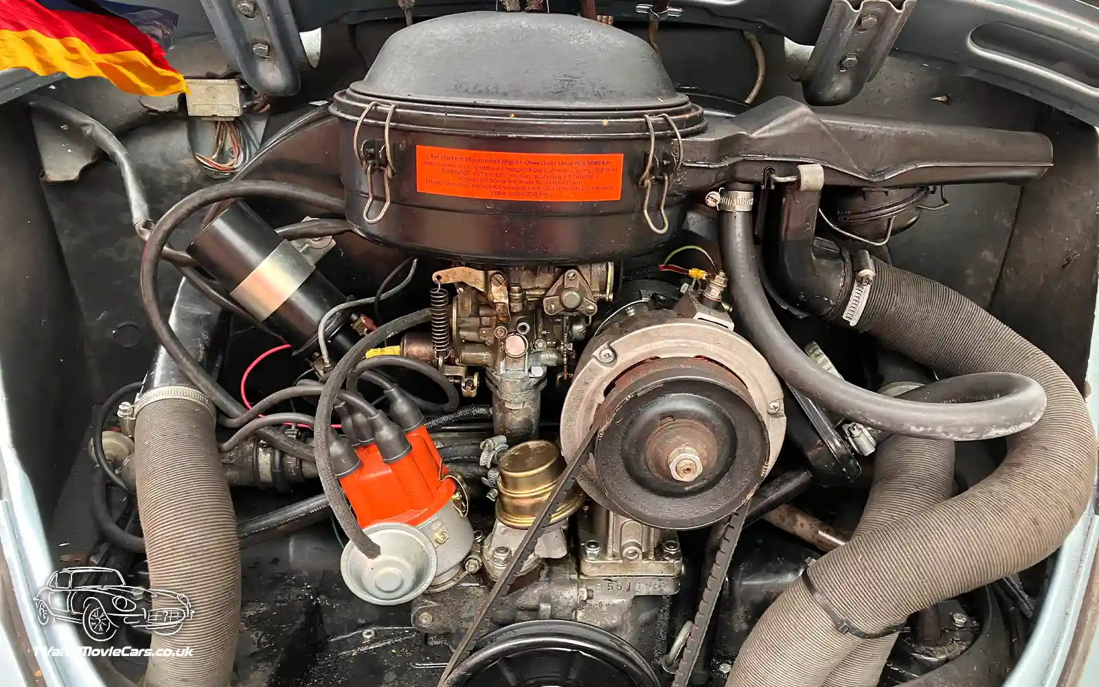 TV Film Movie Action Vehicles Scotland German Cars VW Beetle Type 1 Weltmeister 1972 Engine