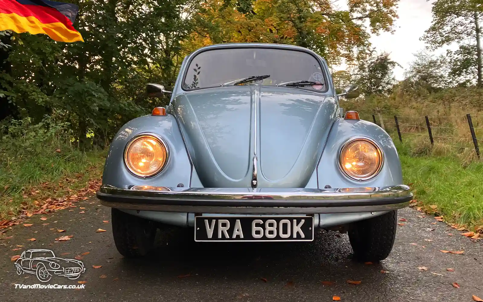 TV Film Movie Action Vehicles Scotland German Cars VW Beetle Type 1 Weltmeister 1972 Front