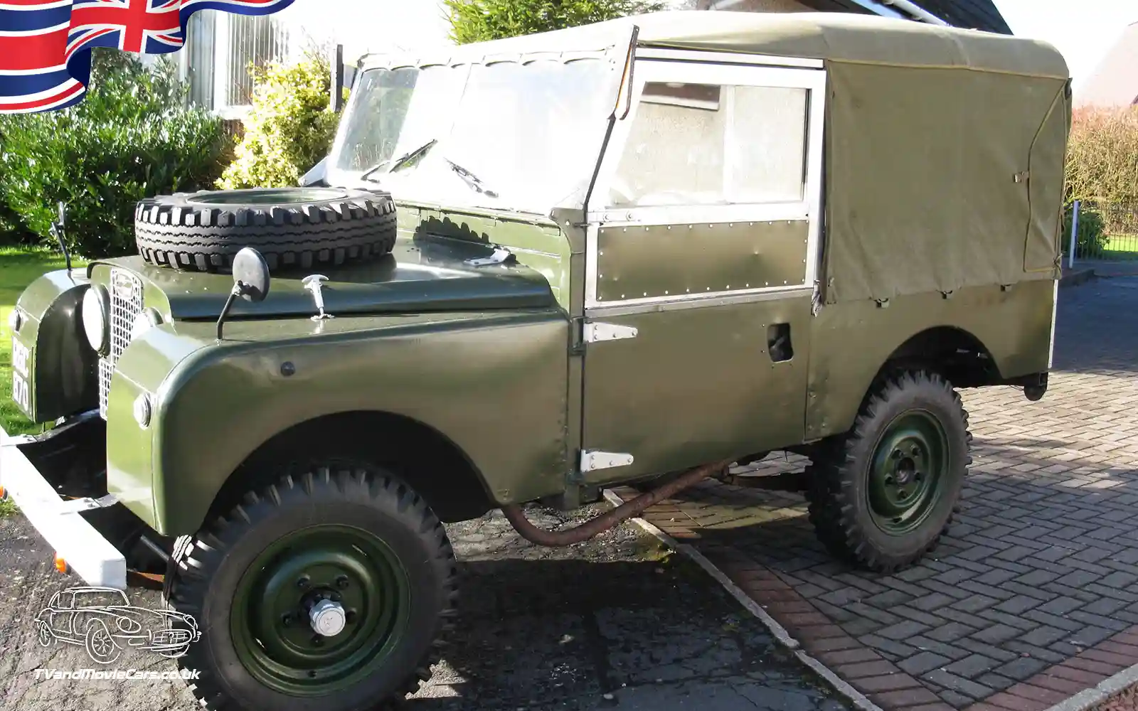 TV Film Movie Action Vehicles Scotland UK Land Rover Series 1 1956 Front NS
