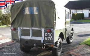 TV Film Movie Action Vehicles Scotland UK Land Rover Series 1 1956 Rear OS